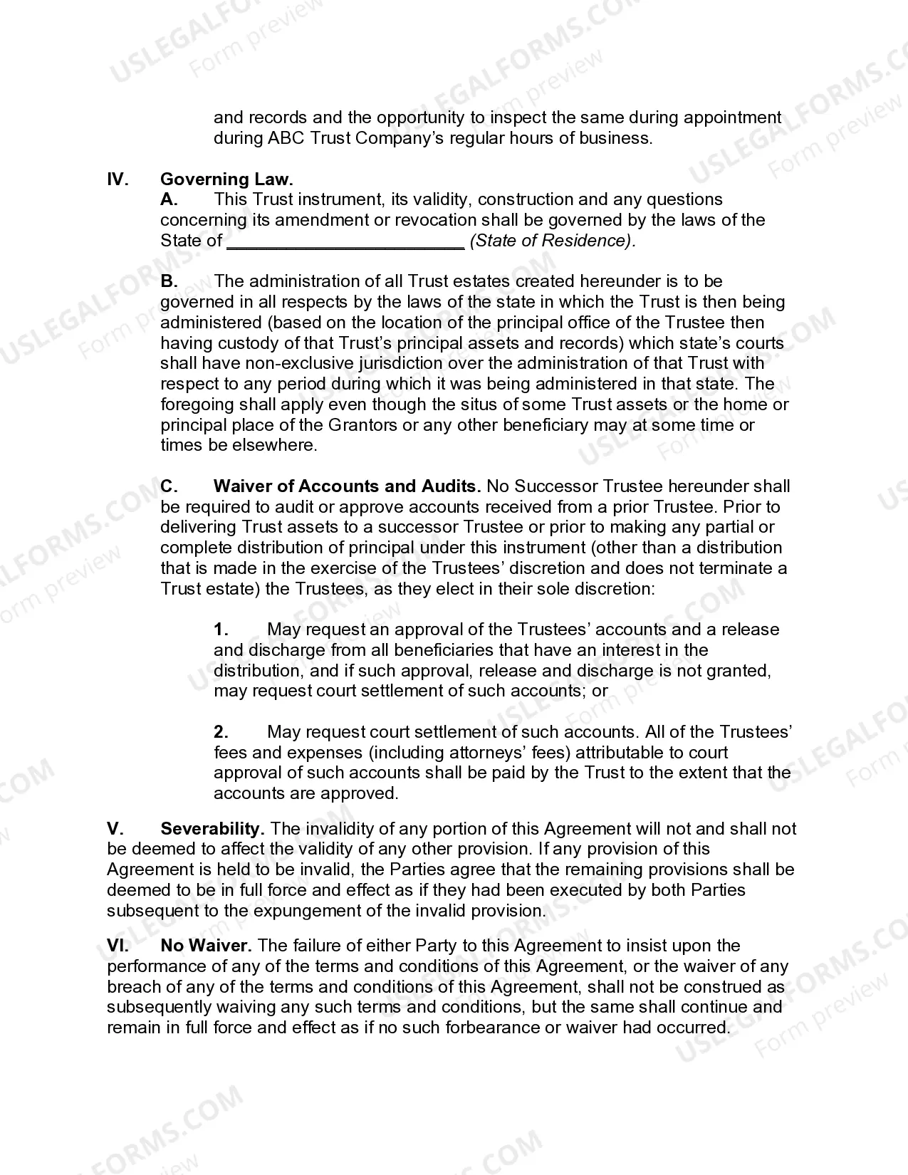 Preview Private Trust Company