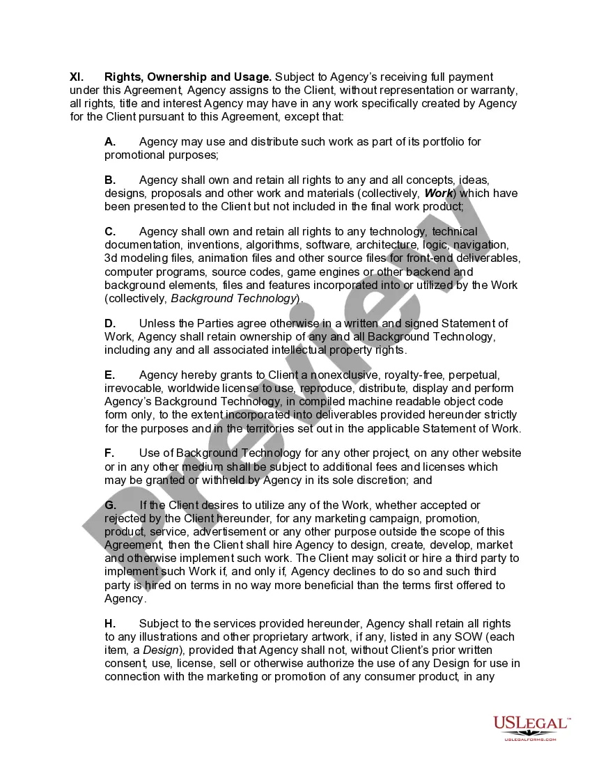 Preview Master Services Agreement