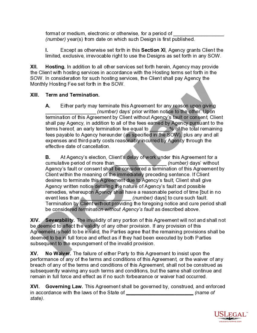 Preview Master Services Agreement