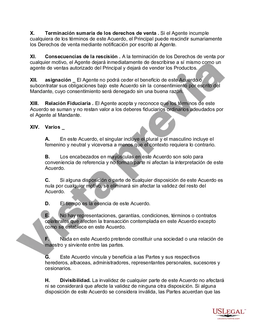 Preview Acuerdo de venta de comisión