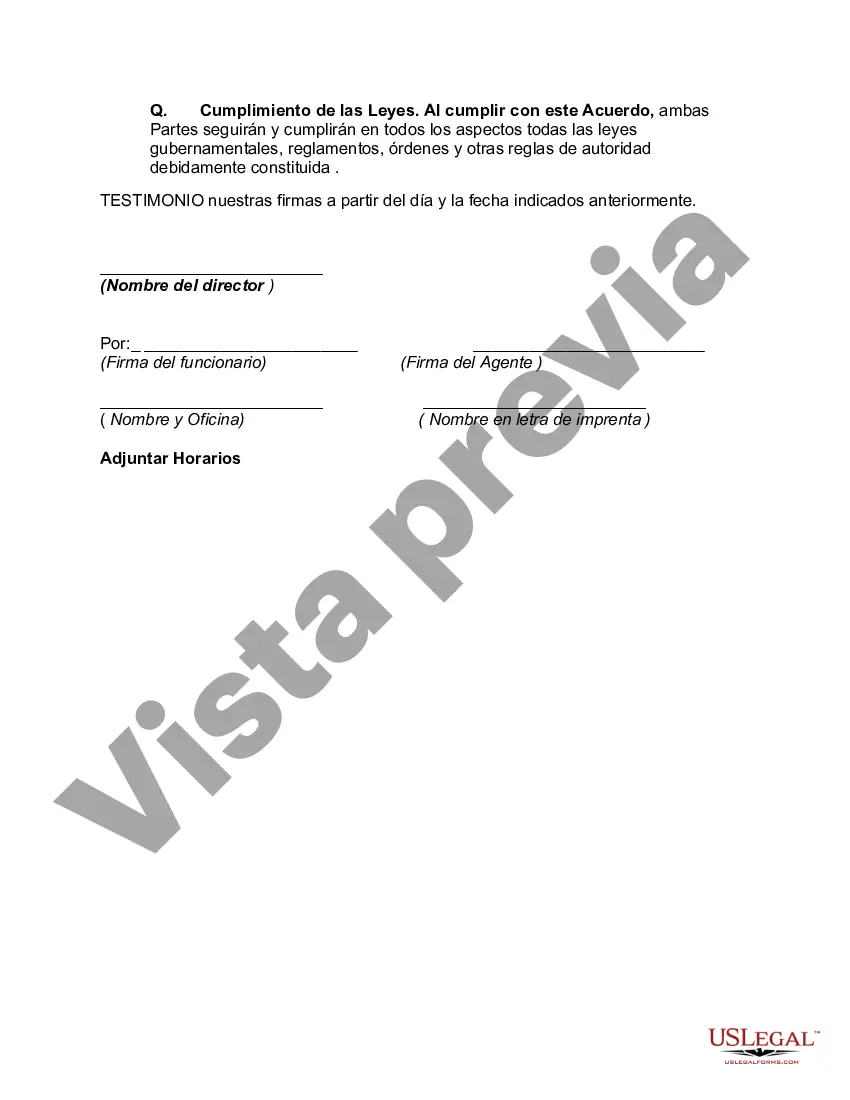 Preview Acuerdo de venta de comisión