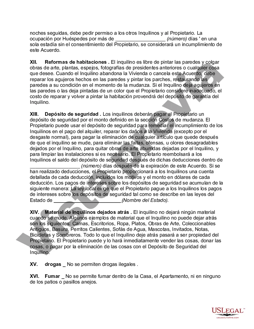 Preview Contrato de alquiler de habitaciones