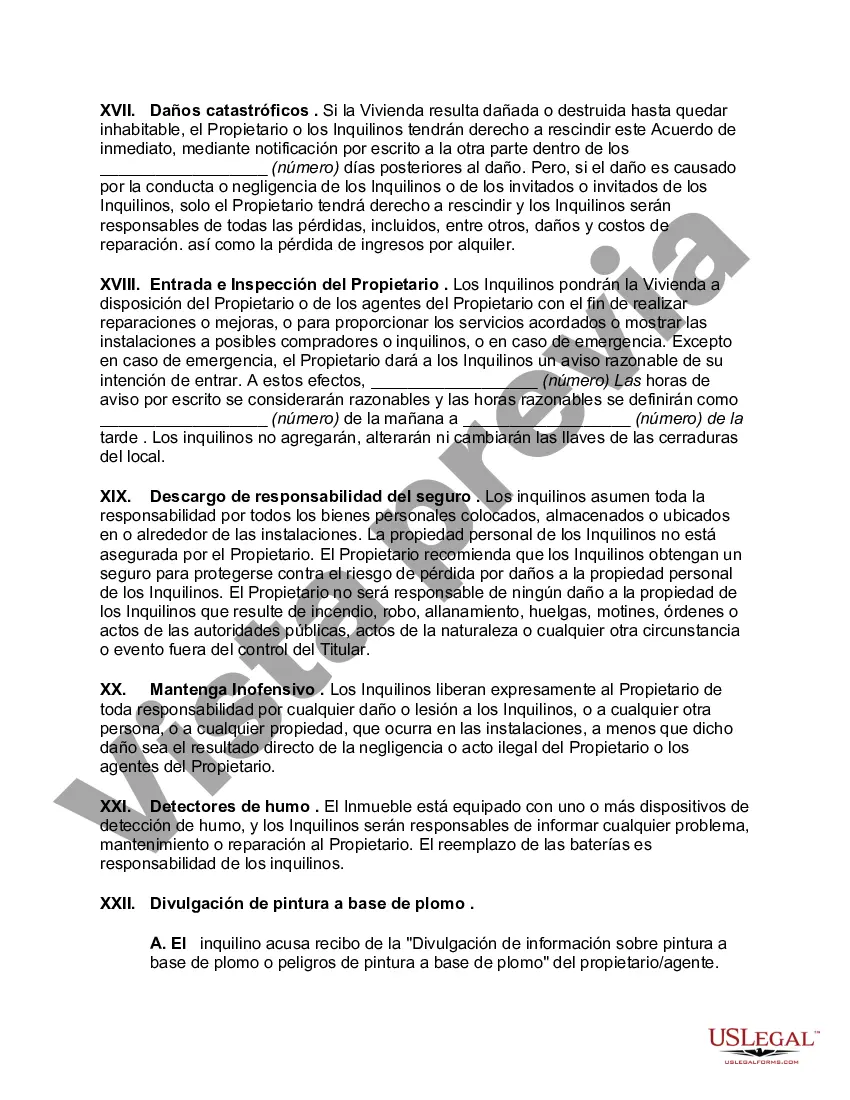 Preview Contrato de alquiler de habitaciones