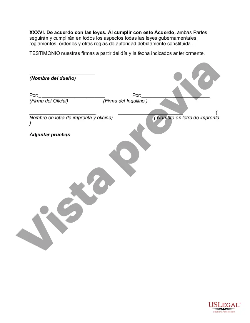 Preview Contrato de alquiler de habitaciones
