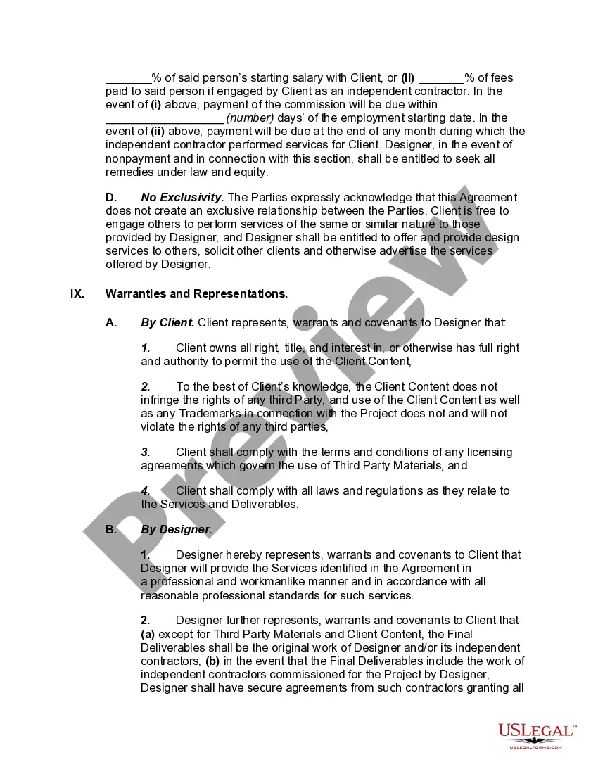 Get Standard Form of Agreement for Design Services Preview Standard Form of Agreement for Design Services