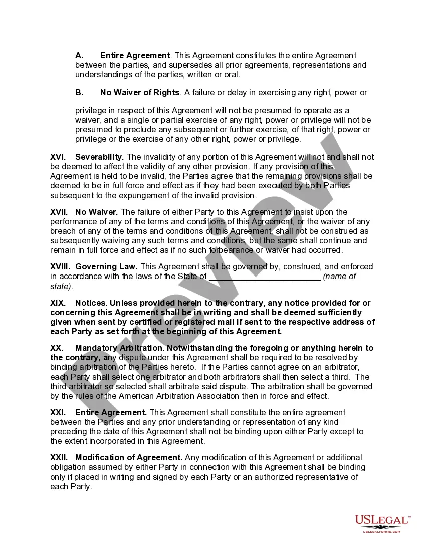 Preview Independent Developer or Contractor Agreement