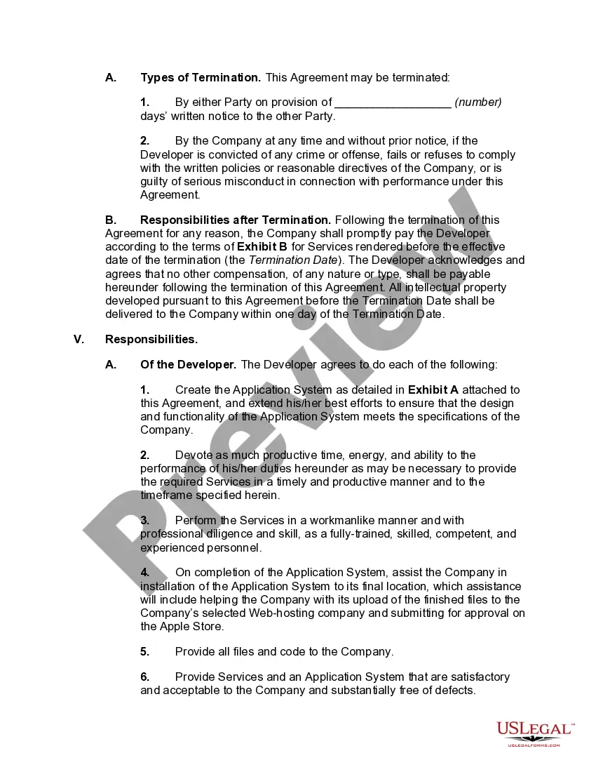 Get Mobile Application Development Agreement Preview Mobile Application Development Agreement