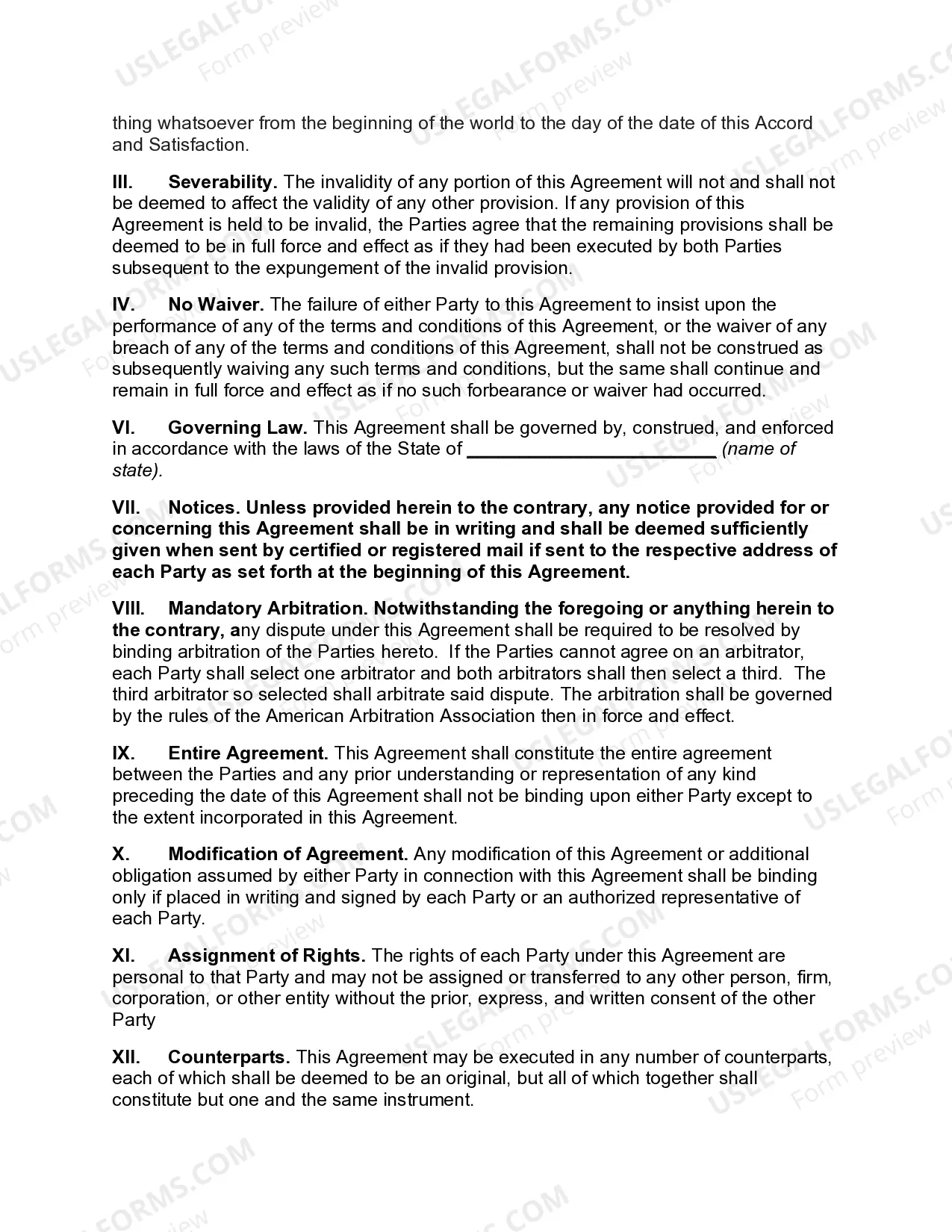 Preview Employment Agreement of Employee of Acquired Company for Agreement for Accord and Satisfaction