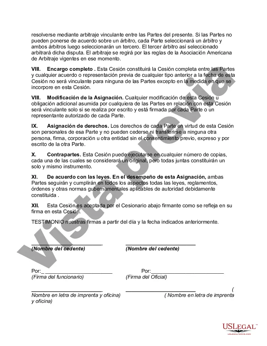 Preview Cesión de Marca Registrada para Acompañar Cesión para Venta de Negocio