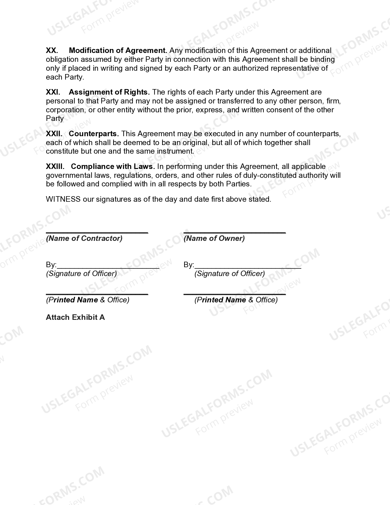 Picture of Connecticut Agreement for Installation of Burglar Alarm System | US ...
