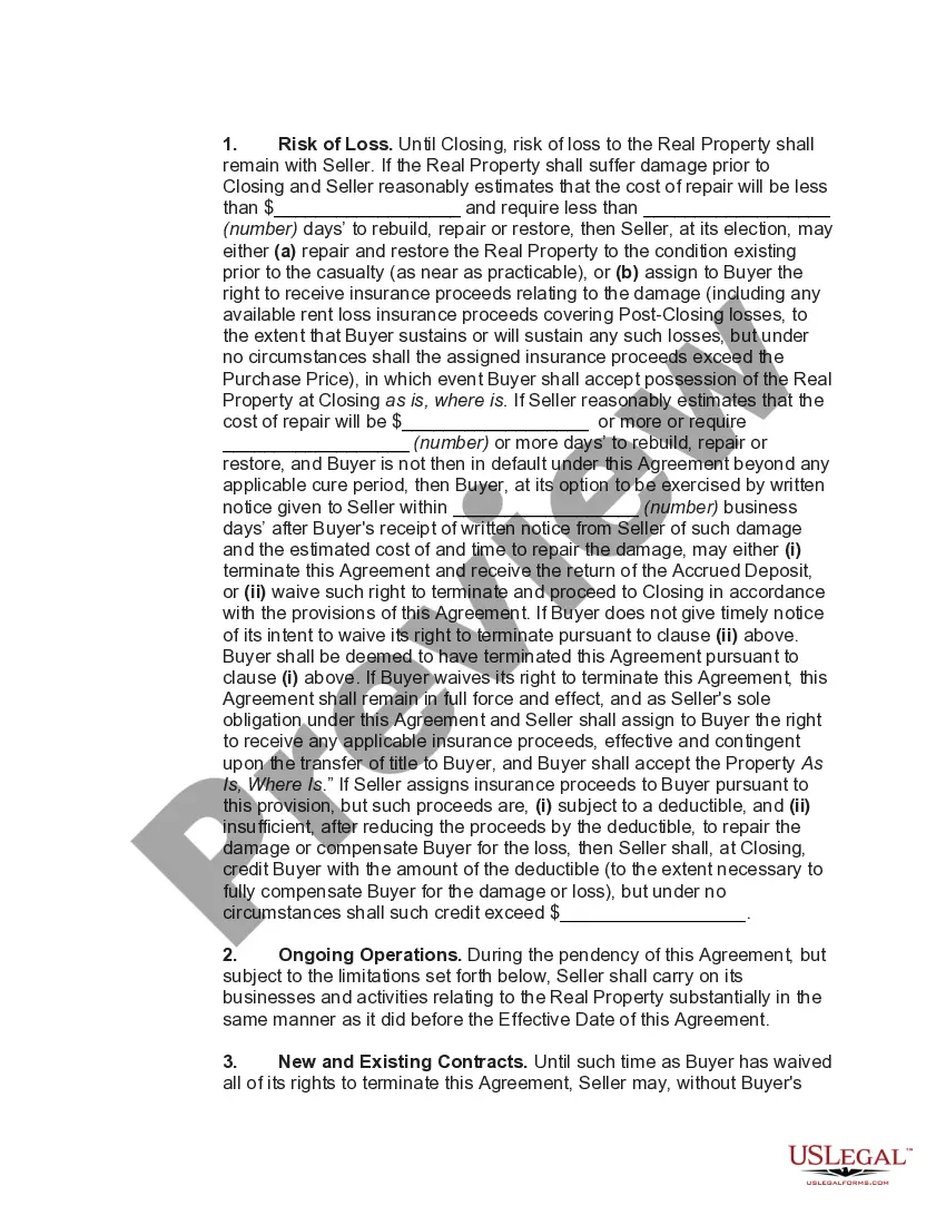 Preview Agreement of Sale of Commercial Building with Joint Escrow Instructions