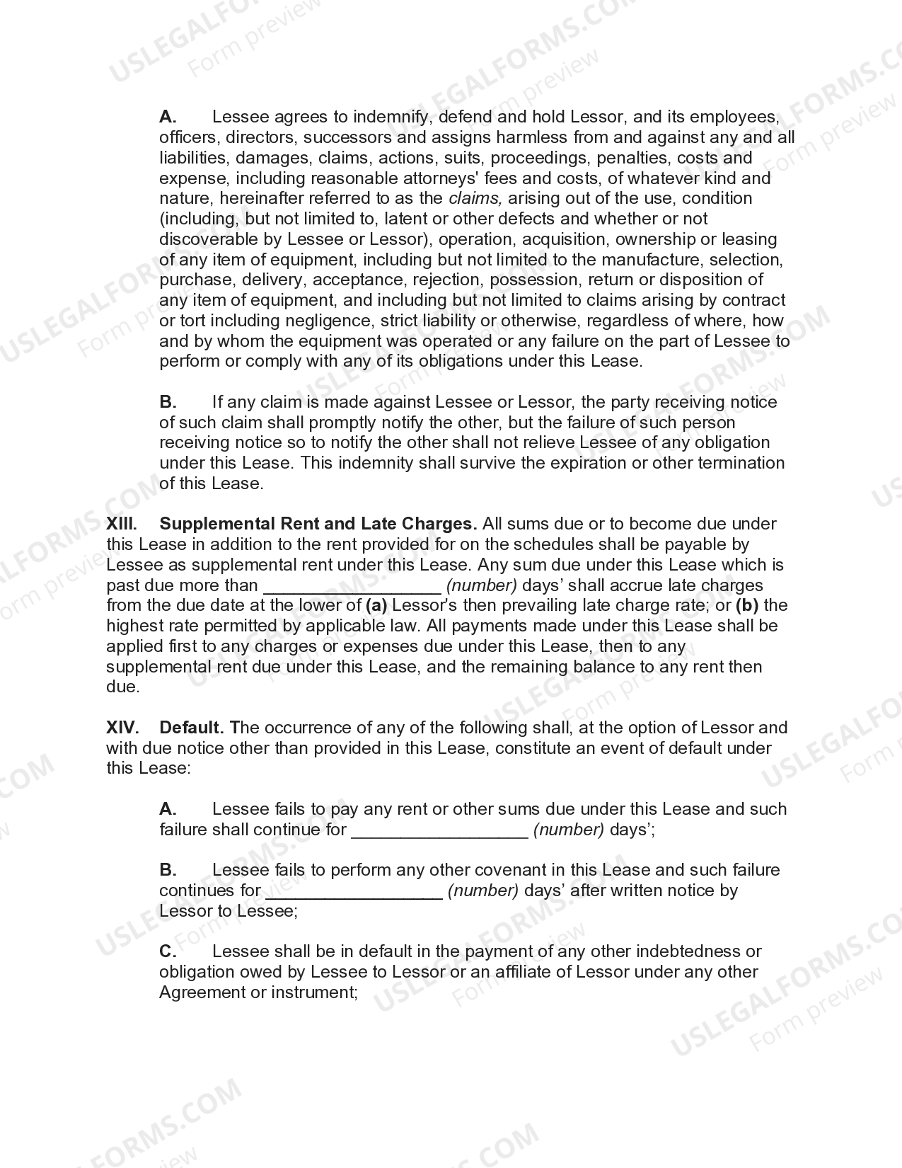 Bronx New York Computer Equipment Lease with Equipment Schedule US