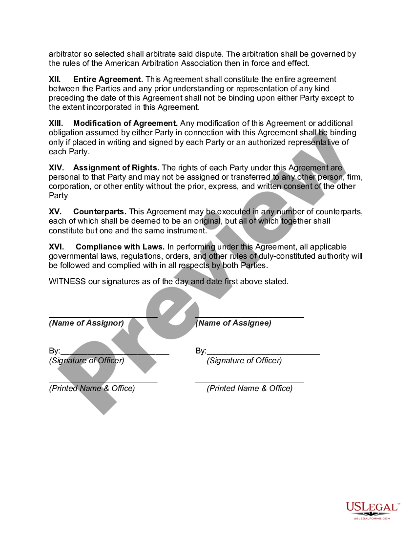 trademark assignment agreement us