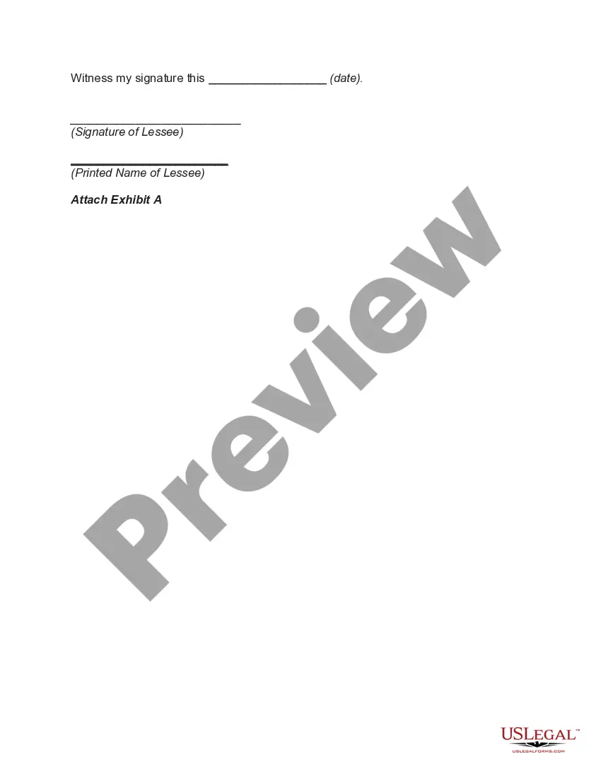 Preview Rider to Rules and Regulations for Lease of Apartment