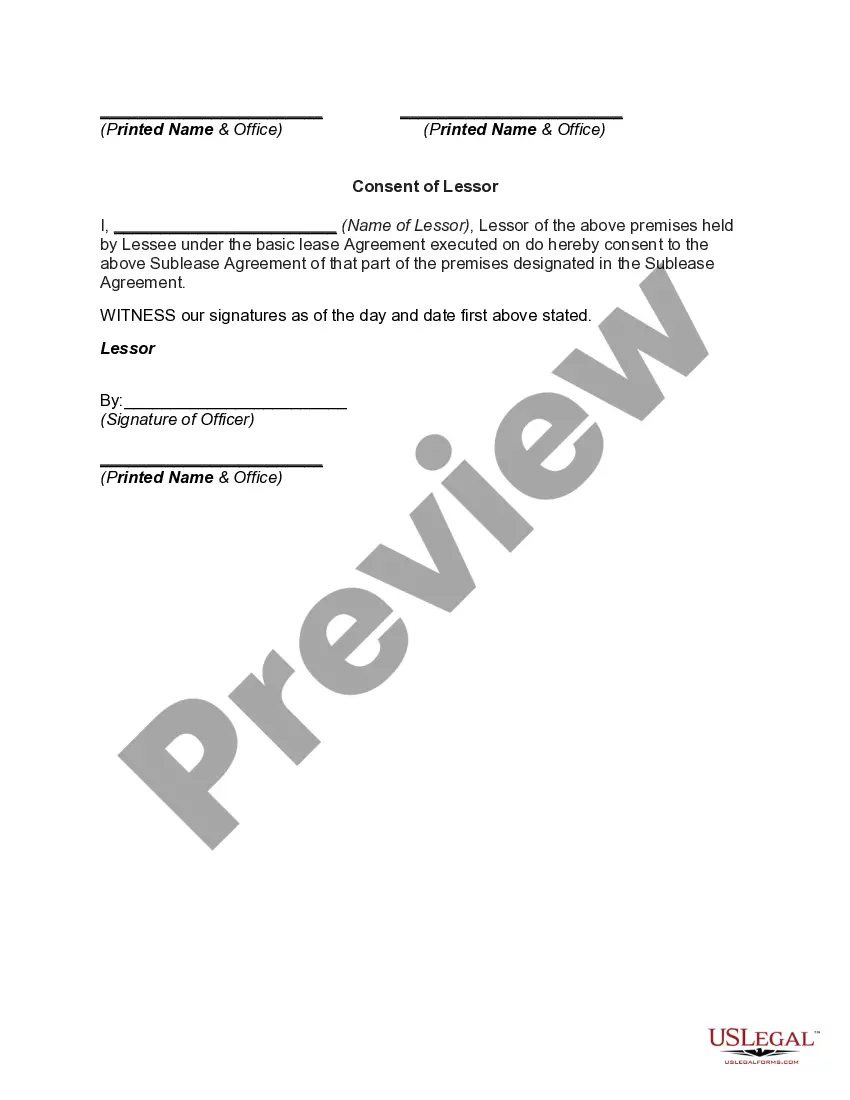 Get Sublease with Option to Renew, Consent of Lessor, and Agreement that Sublessee may Pay Rent if Lessee Defaults Preview Sublease with Option to Renew, Consent of Lessor, and Agreement that Sublessee may Pay Rent if Lessee Defaults