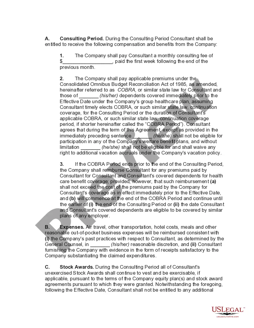 Preview Consulting Agreement with Independent Contractor who was a Retired Chief Technical Officer with Unique Technical Knowledge of Technology and Intellectual Property of Corporation