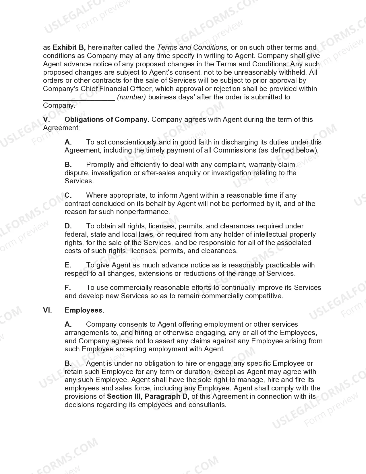 Preview Sales Agency Agreement with Exclusive Agent regarding Sale of Advertising and Sponsorships for On-Line Store