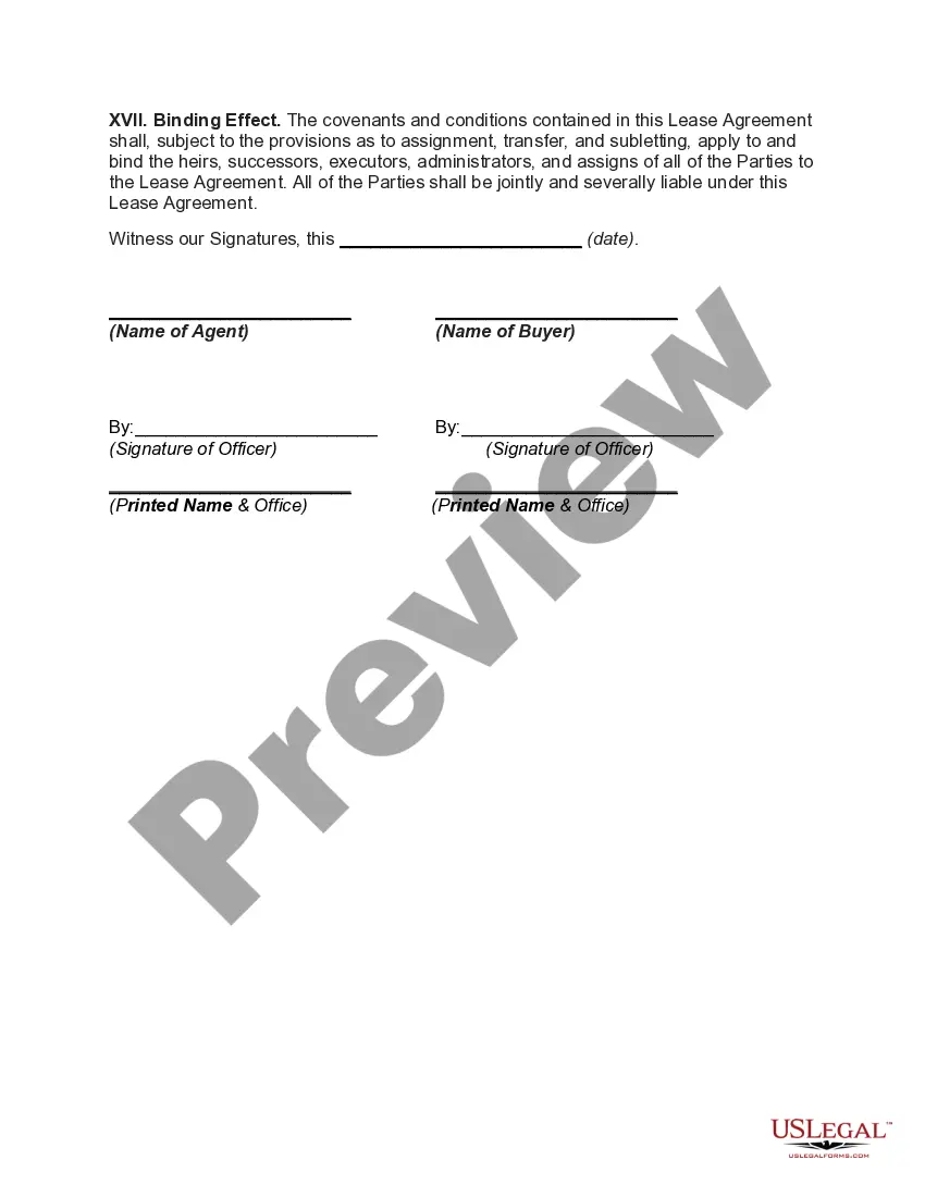 Preview Agreement with Agent for Buyers of Natural Gas