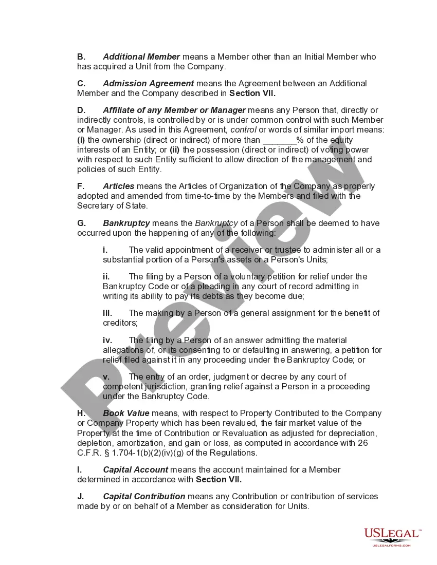 Preview Manager-Managed Limited Liability Company with One Manager