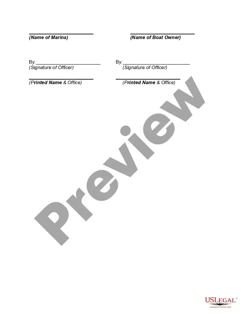 Preview Lease of Permanent Berthing Space