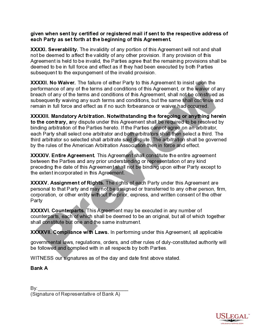Get Agreement to Consolidate and Form a Bank C Preview Agreement to Consolidate and Form a Bank C