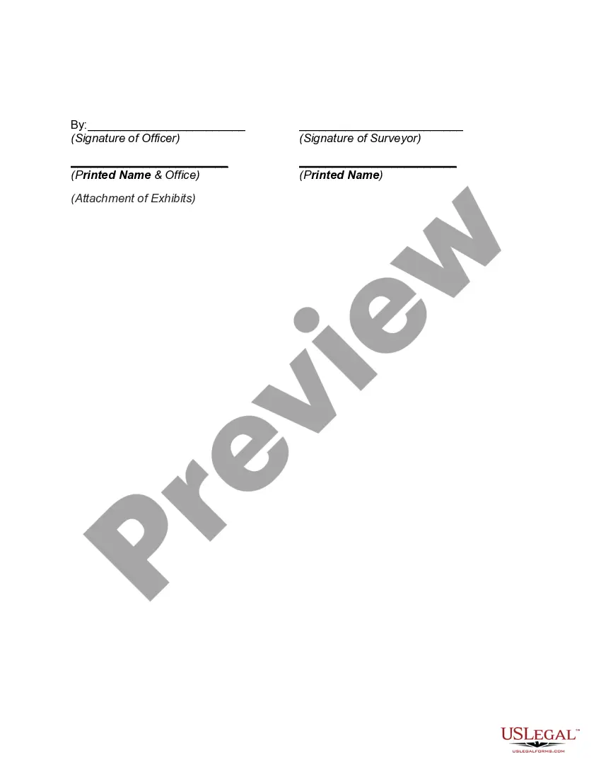 Preview Employment of Surveyor to Locate Boundaries of Property Conveyed by Acreage