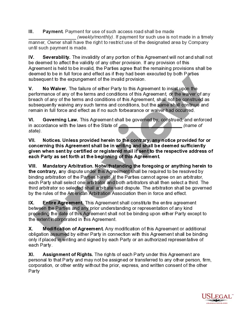Get License from Landowner to Company Constructing Pipeline Use of Property for Pipeline Construction Preview License from Landowner to Company Constructing Pipeline Use of Property for Pipeline Construction