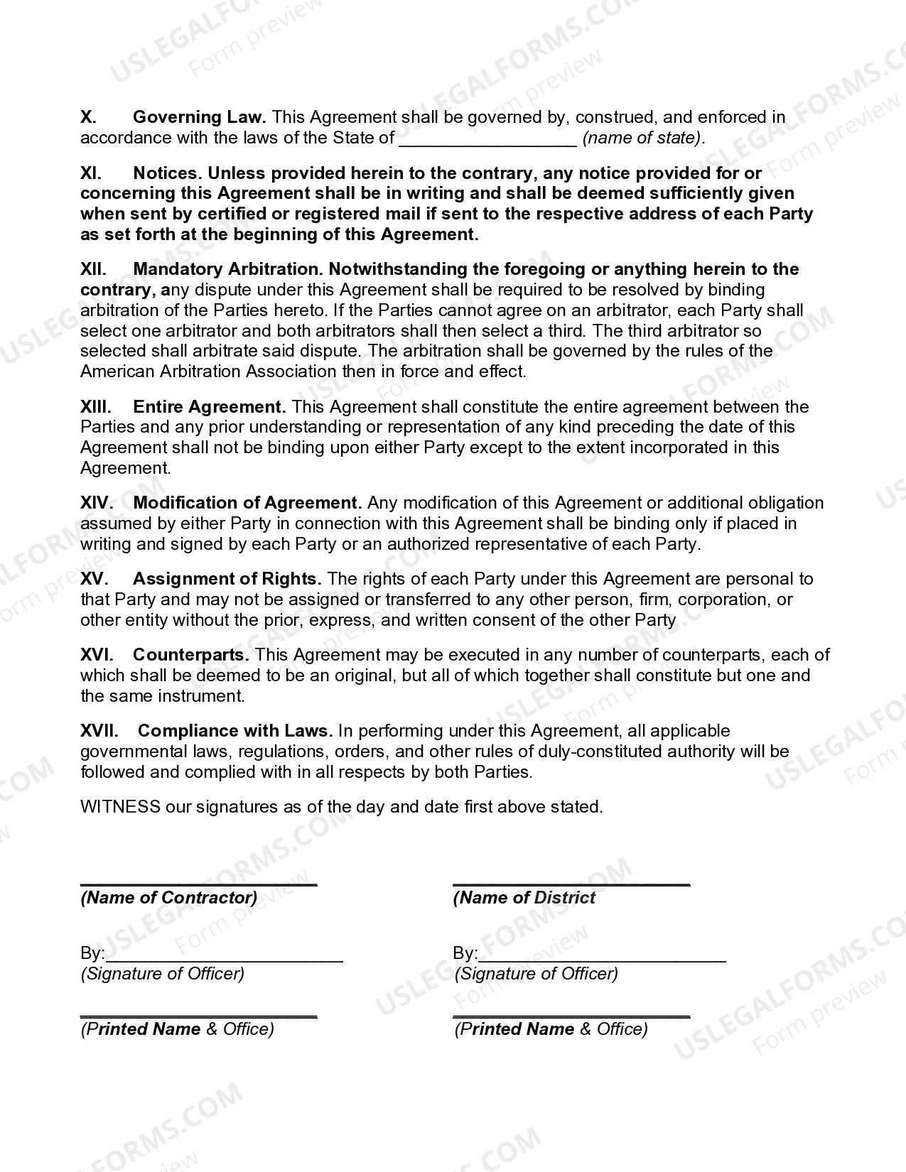 Preview Agreement Leasing Fire Extinguishment Equipment to Fire District