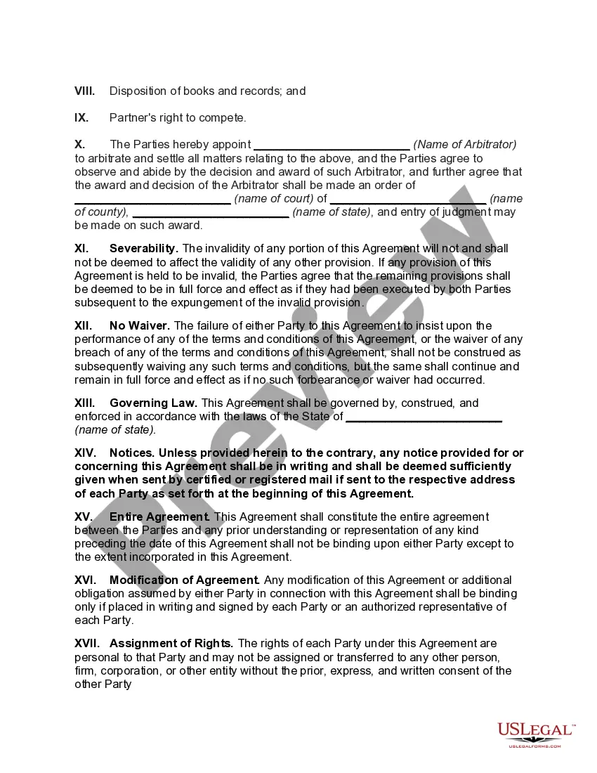 Get Submission to Arbitration of Matters Pertaining to Dissolution of Partnership Preview Submission to Arbitration of Matters Pertaining to Dissolution of Partnership