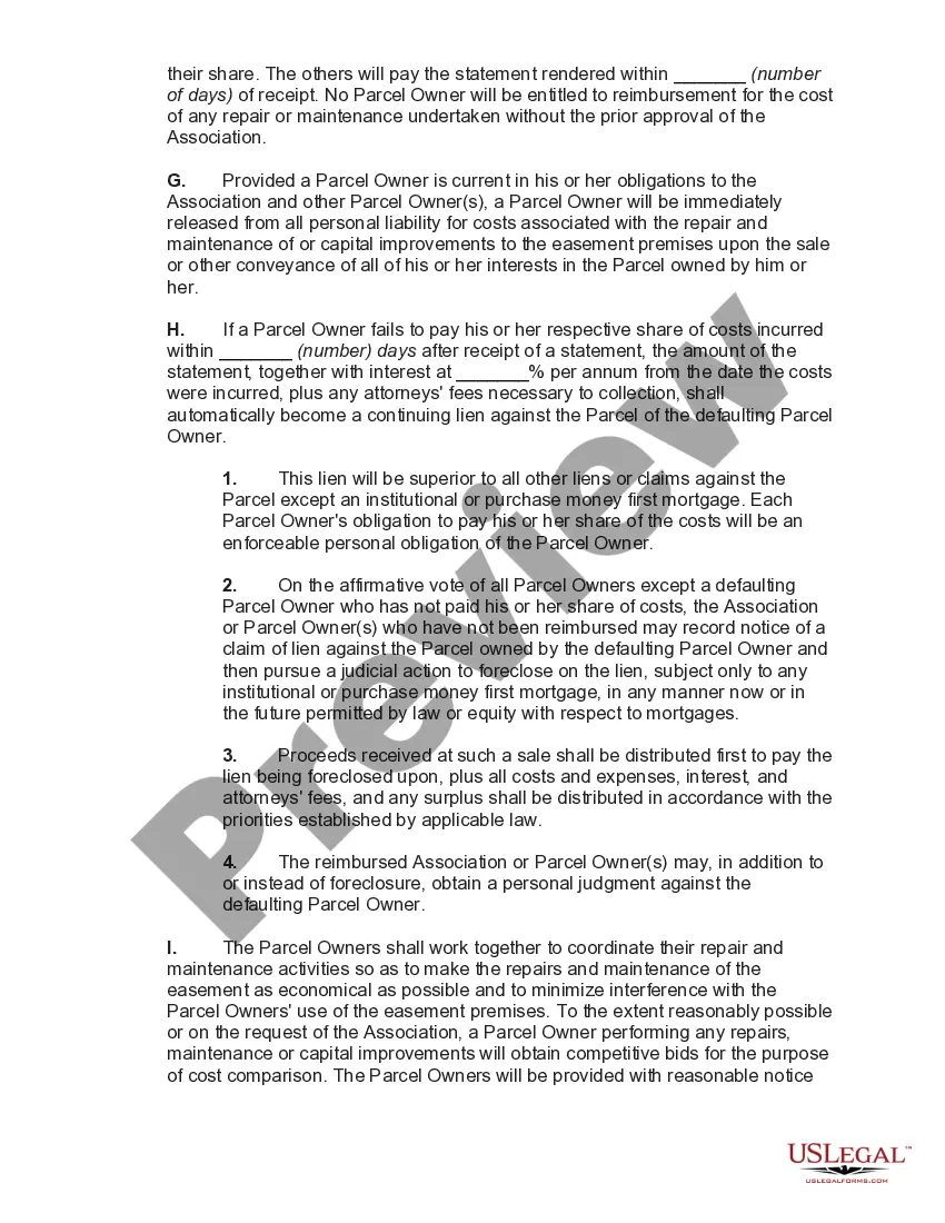 Get Declaration of Easement with Common Private Drive including Rights and Responsibilities Preview Declaration of Easement with Common Private Drive including Rights and Responsibilities