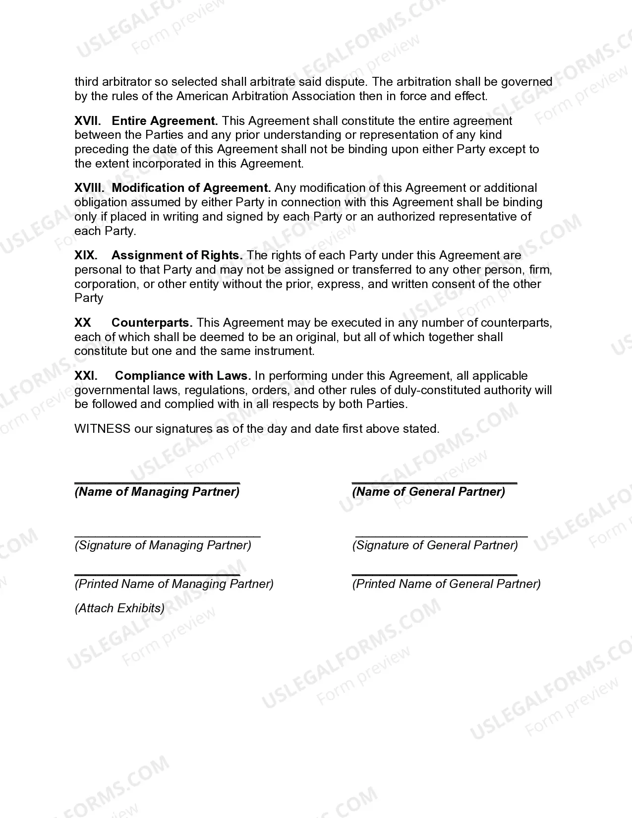 Preview Investment Company Partnership