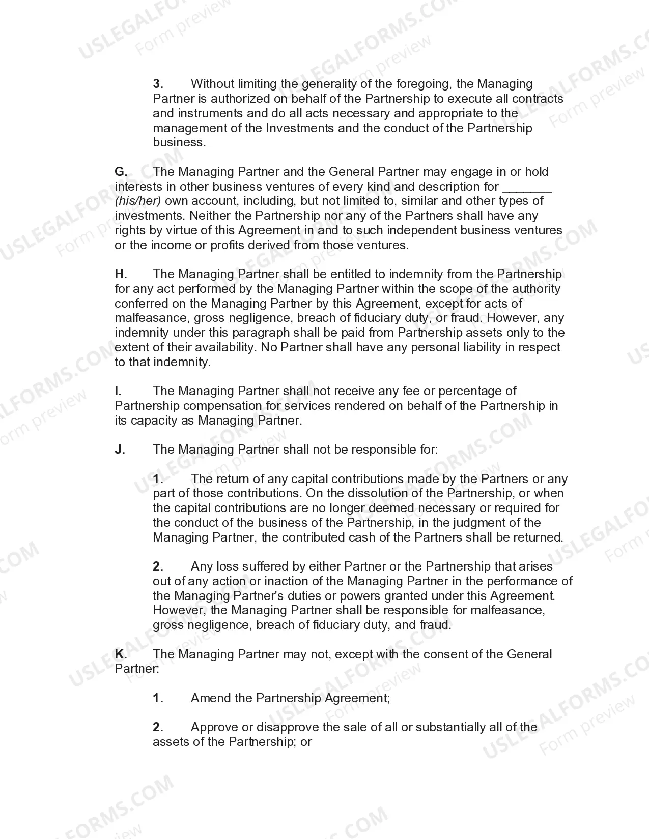 Preview Investment Company Partnership