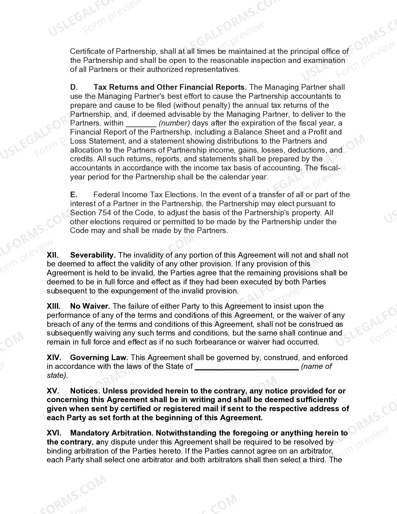 Preview Investment Company Partnership