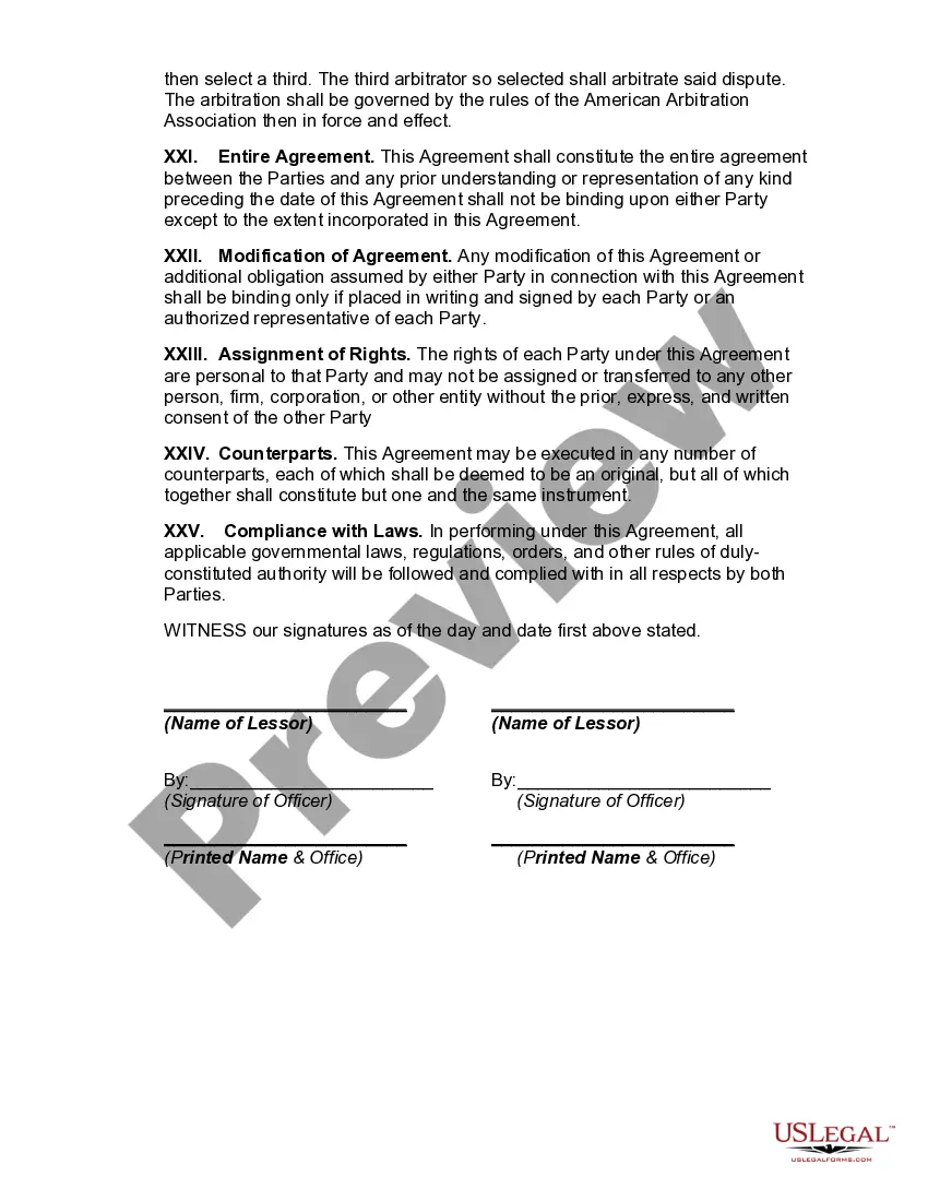 Preview Gas and Oil Lease with Pooling Lights and Warranty of Title with Pooling Subject to Pooling Criteria