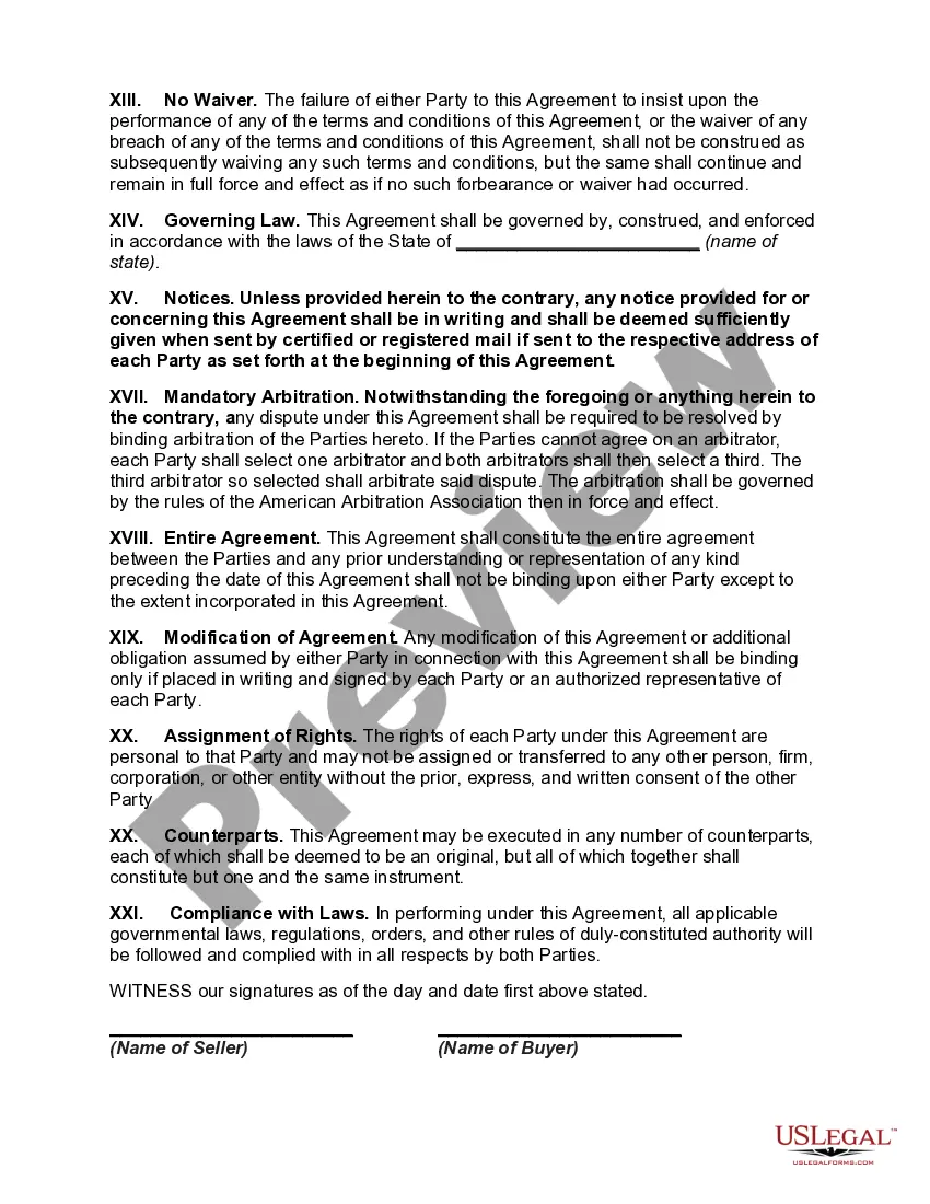 Preview Sale of Lode Mine with Royalties Applied to Purchase Price