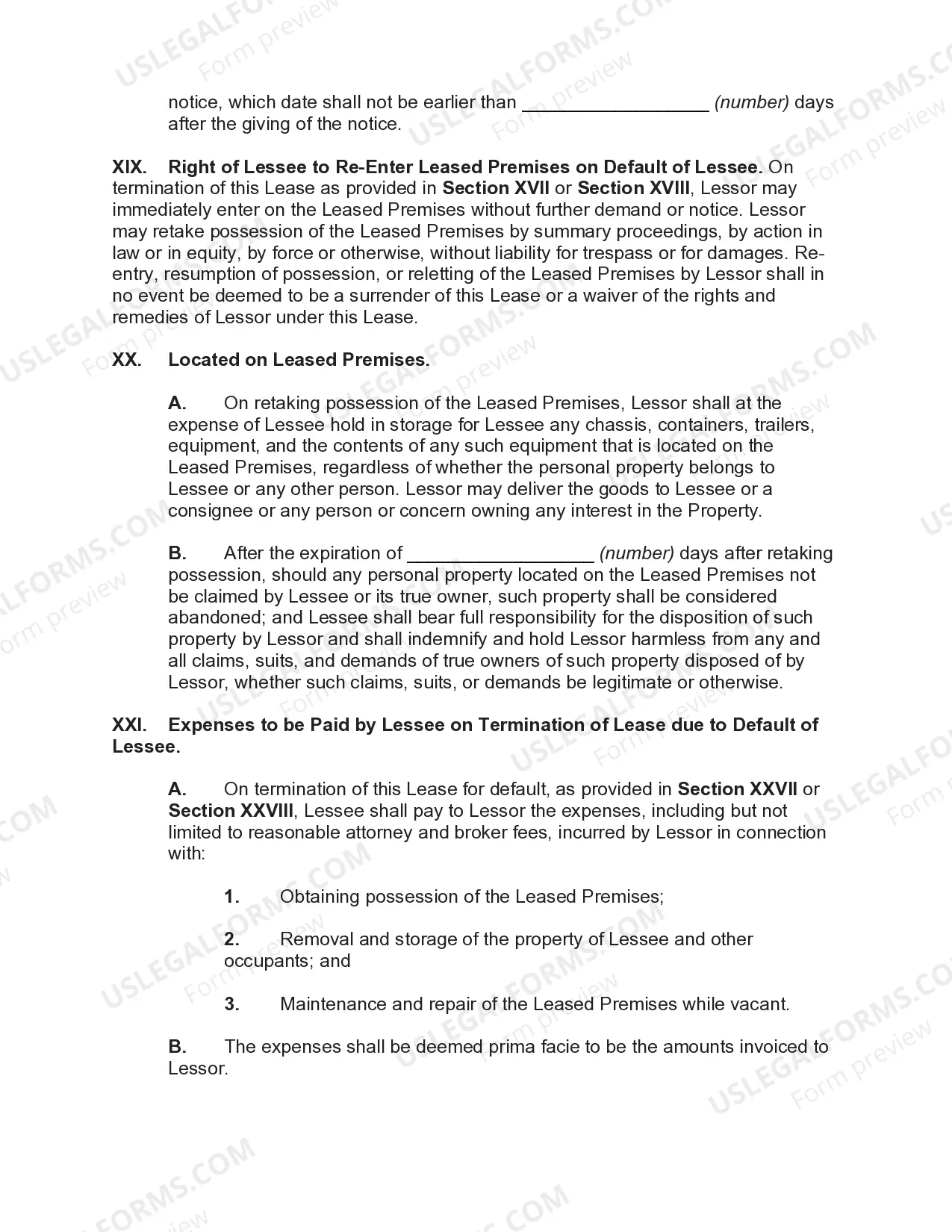 Preview Lease of Port Facilities