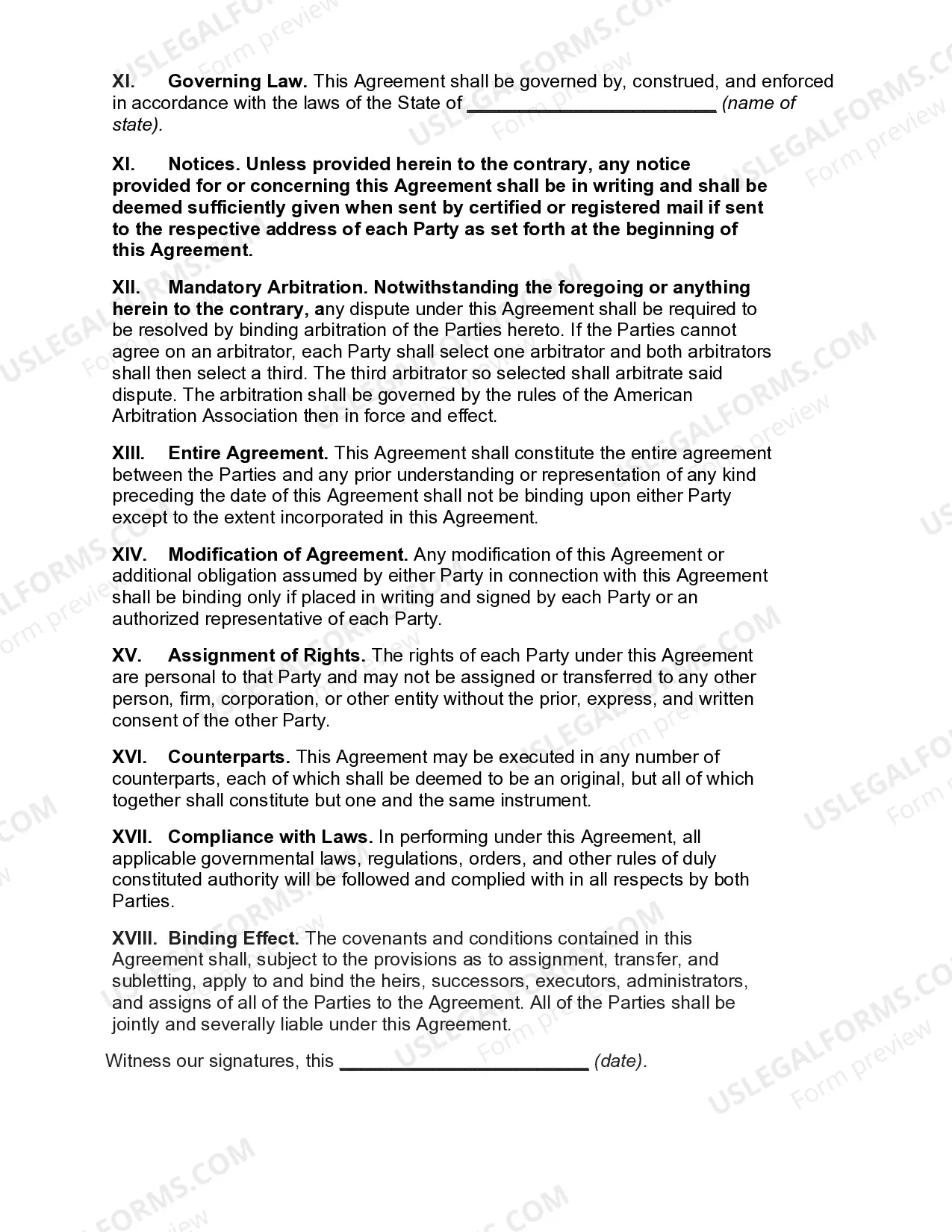 Preview Agistment and Boarding Agreement for Alpacas