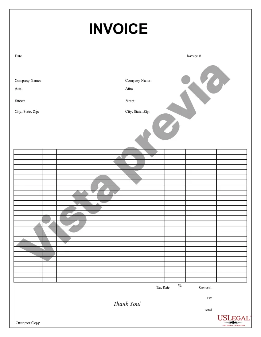 Preview Factura de compra