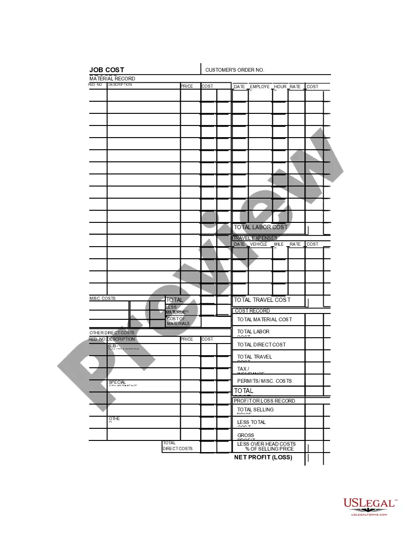 Get Job Invoice - Long Preview Job Invoice - Long