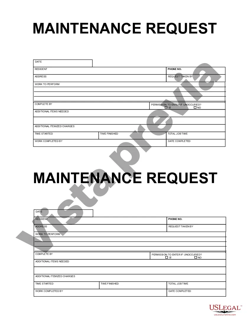 Preview Peticion de mantenimiento