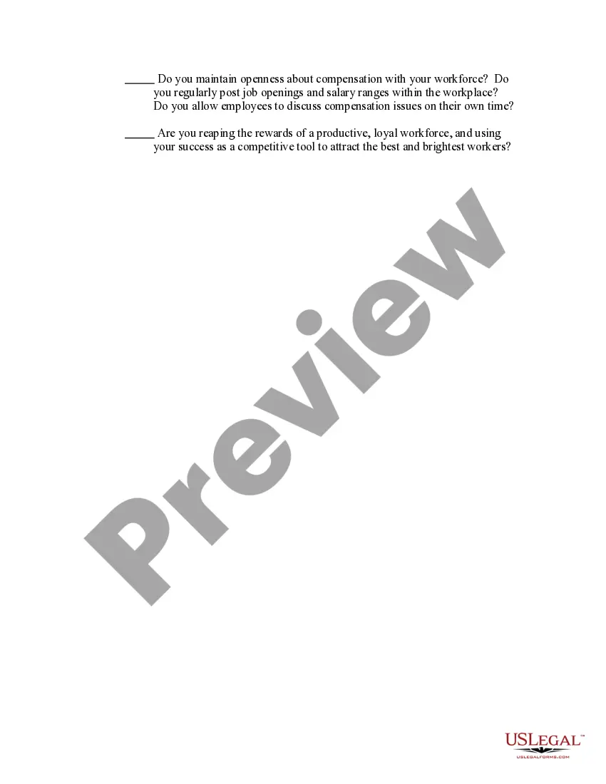Get Equal Pay - Administration and Enforcement Checklist Preview Equal Pay - Administration and Enforcement Checklist