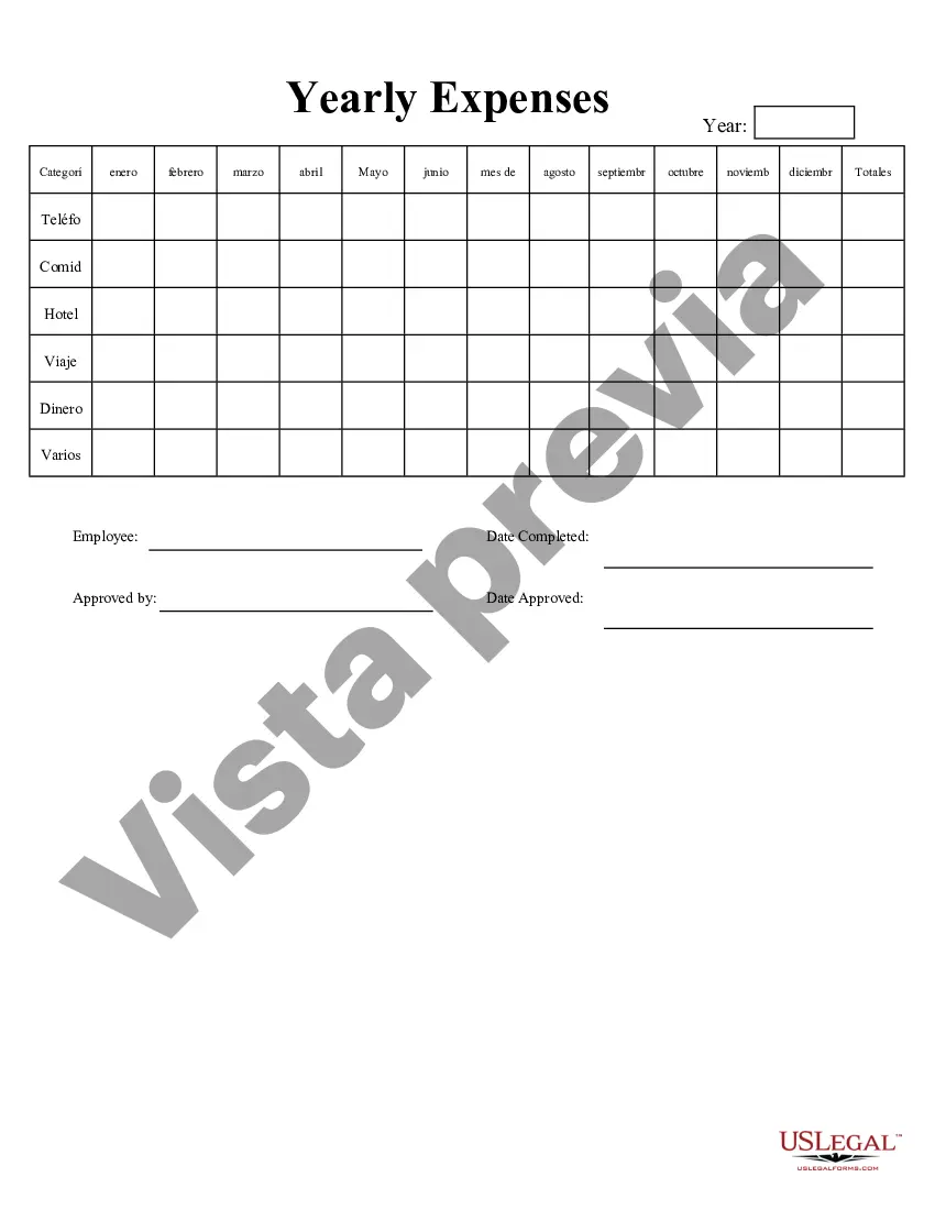 Preview Gastos Anuales