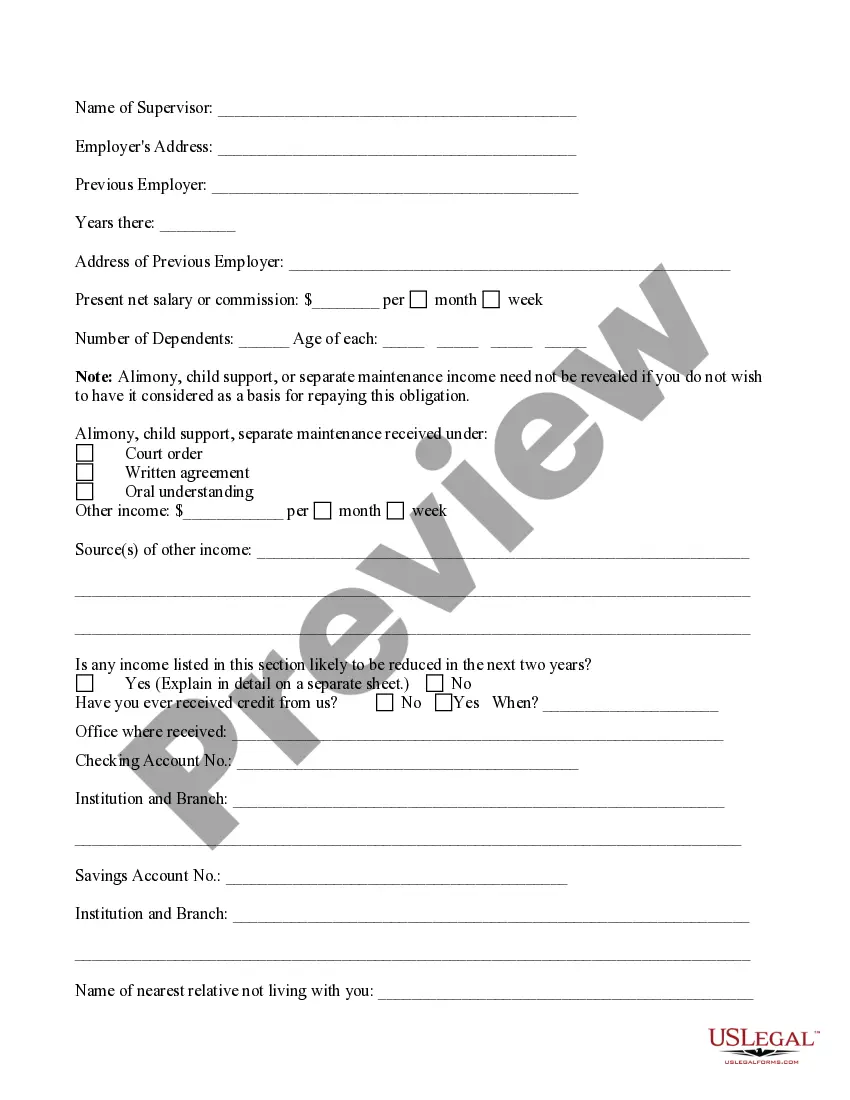 Get Application for Open End Unsecured Credit Preview Application for Open End Unsecured Credit