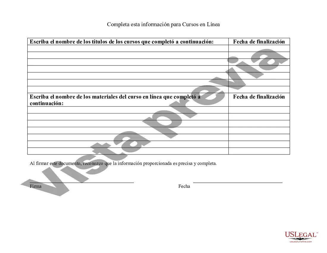 Preview Formulario de seguimiento del curso de tecnología de la información