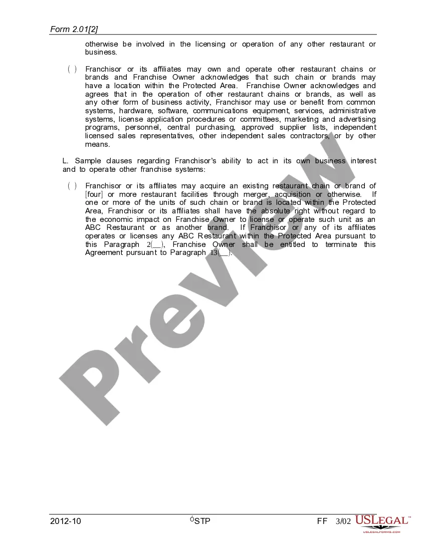 Get Annotations for Unit Franchise Agreement Preview Annotations for Unit Franchise Agreement