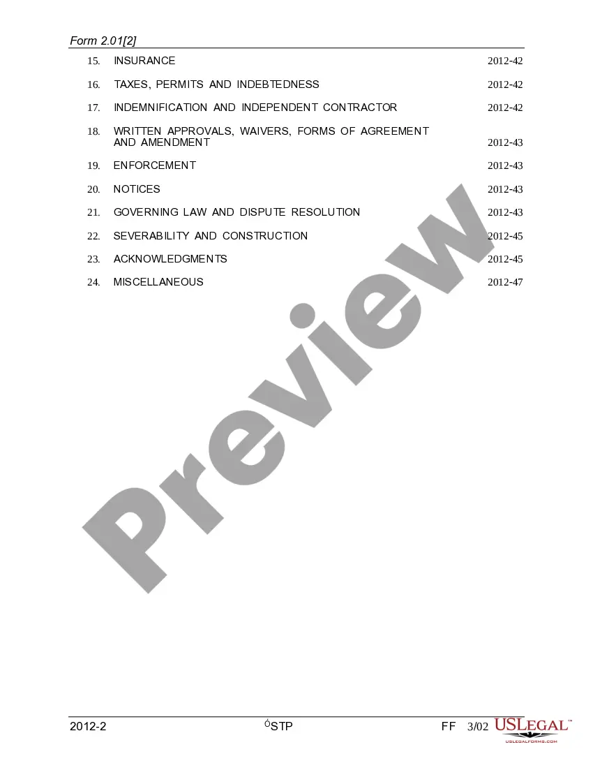 Get Annotations for Unit Franchise Agreement Preview Annotations for Unit Franchise Agreement