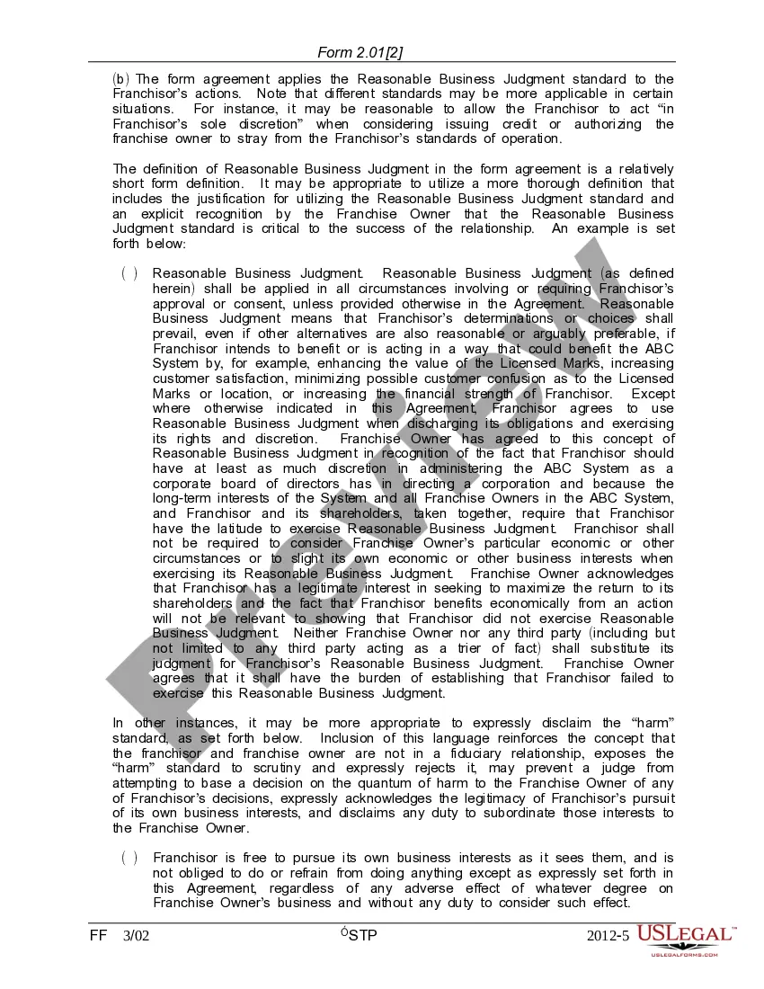 Get Annotations for Unit Franchise Agreement Preview Annotations for Unit Franchise Agreement