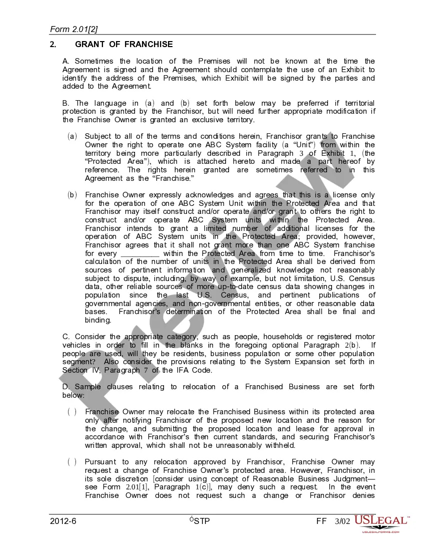 Get Annotations for Unit Franchise Agreement Preview Annotations for Unit Franchise Agreement