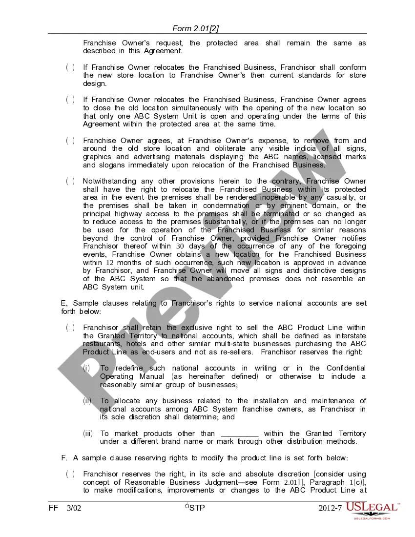 Get Annotations for Unit Franchise Agreement Preview Annotations for Unit Franchise Agreement