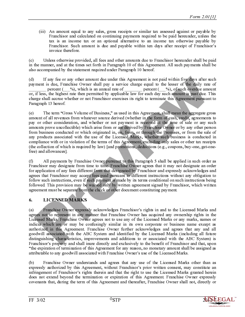 Get Unit Franchise Agreement Preview Unit Franchise Agreement
